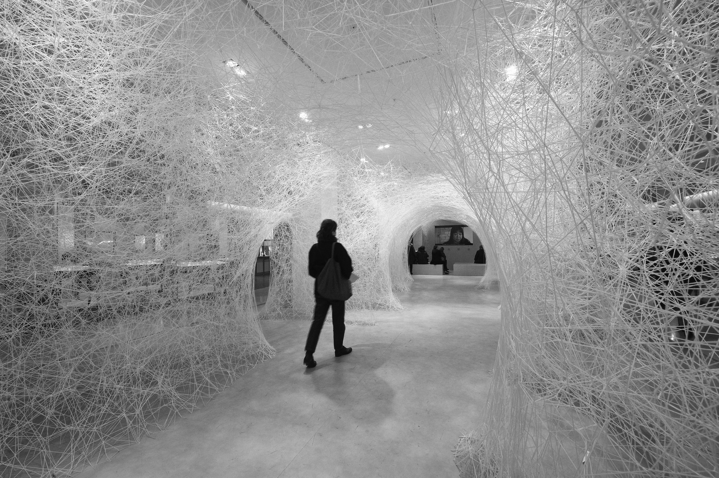 塩田千春/Navigating into The unknown/Chiharu Shiota Works on